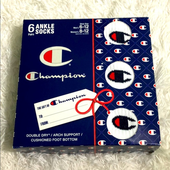 Champion Other - CHAMPION 6-Pack Ankle Socks